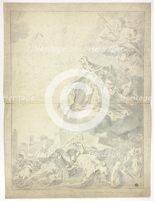 Saint Cajetan of Thiene Interceding for Victims of the Plague, n.d. Creator: Unknown.