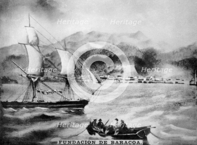 Foundation of Baracoa, (16th century), 1920s. Artist: Unknown