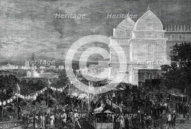 Illuminations at Calcutta in honour of the Prince of Wales...1876. Creator: Unknown.