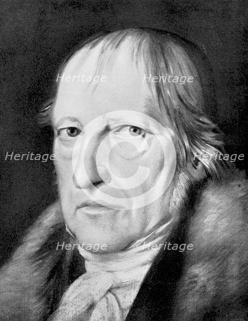 George Wilhlem Friedrich Hegel, German philosopher. Artist: Unknown