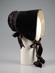 Bonnet, American, ca. 1845. Creator: Unknown.