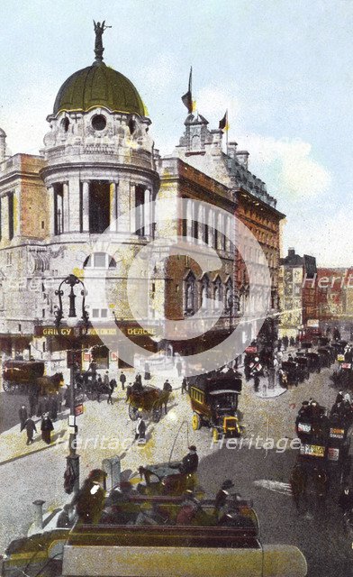 The Gaiety Theatre, Strand, London, 1907. Artist: Unknown