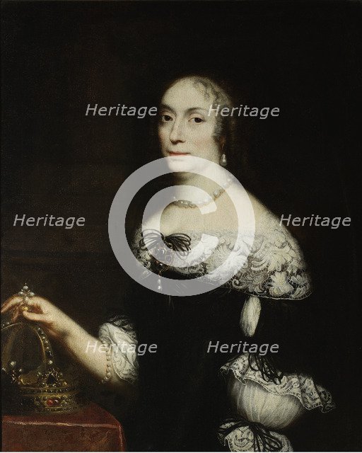 Portrait of Marie Louise Gonzaga (1611-1667), Queen of Poland.
