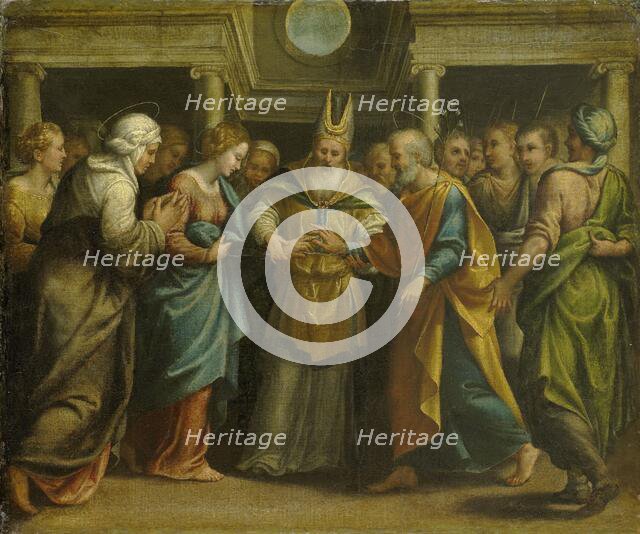 Marriage of Mary and Joseph, 1525-1549. Creator: Anon.