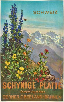 Schynige Platte, 1952. Creator: Hodel, Ernst (1881-1955).