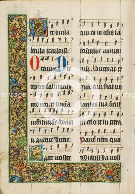 Decorated Text Page; Missal, about 1500-1505. Creator: Unknown.