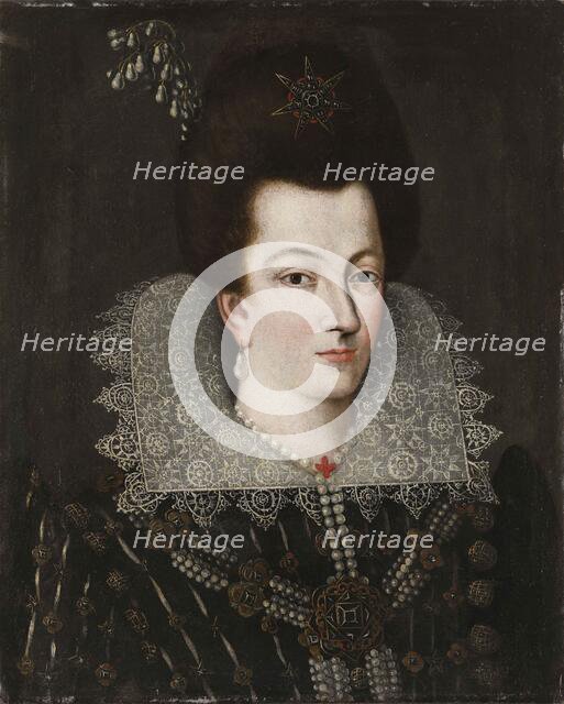 Portrait of Eleanor de' Medici (1567-1611), Duchess of Mantua, 17th century. Creator: Anonymous.