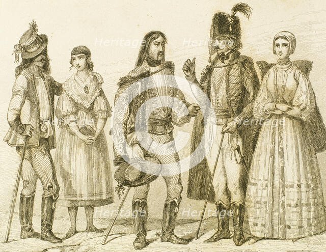 Hungarians, 19th century?  Creator: Unknown.