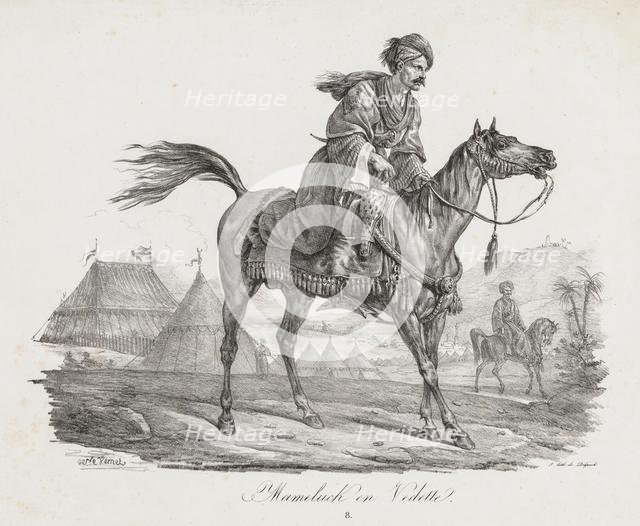 Large Suite of Horses: Mounted Mamelucke, c. 1818. Creator: Carle Vernet (French, 1758-1836).