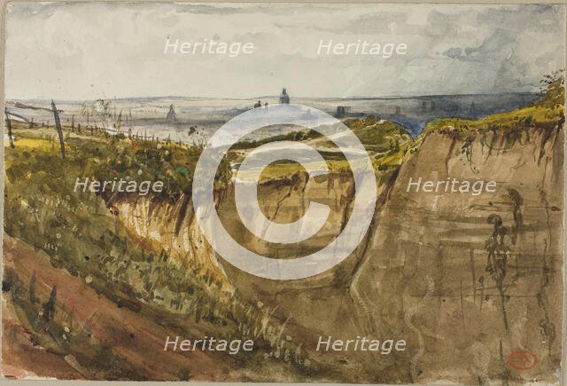 View of Paris, from Meuden, n.d. Creator: Paul Huet.