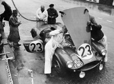 Pit stop, Le Mans 24 Hours, France, 1955. Artist: Unknown