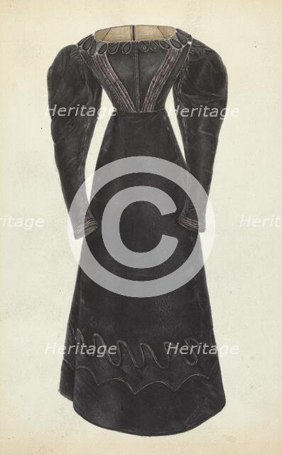 Woman's Dress, 1935/1942. Creator: Bessie Forman.