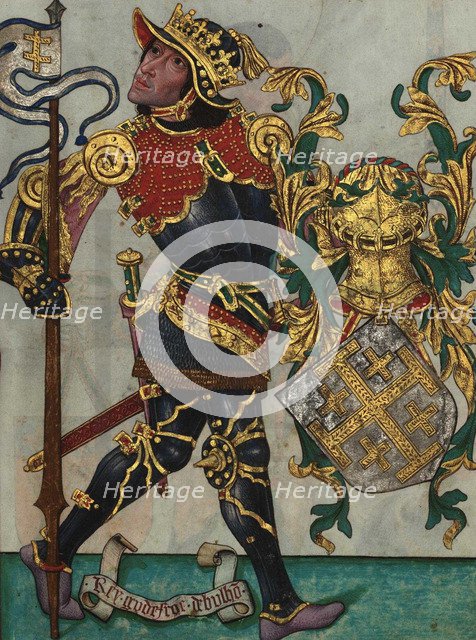 Godfrey of Bouillon (From Livro do Ameiro-Mor), 1509. Artist: Anonymous  