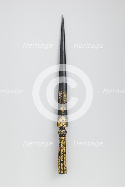 Spear Head, Iranian, dated A.H. 1001/A.D. 1593-94. Creator: Unknown.