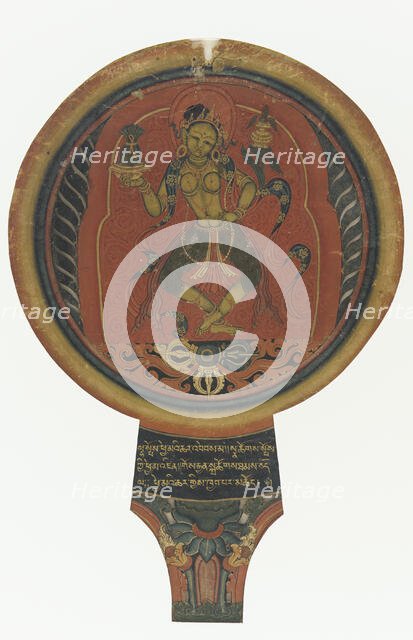 Buddhist incense offering goddesses (possibly Dhupa), 1450-1500. Creator: Unknown.