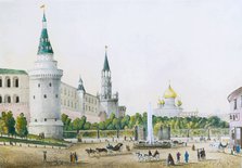 The Kremlin Garden, Moscow, Russia, c1830s-c1840s.  Artist: Anon