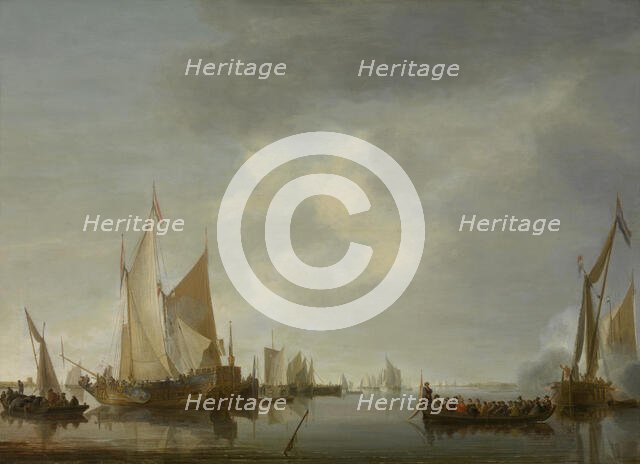 The Admiral, c1650-1670. Creator: Jan van de Cappelle.