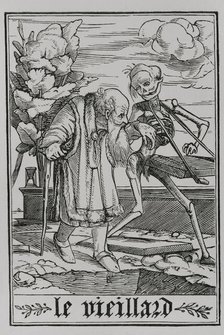 The Old Man from "The Dance of Death", 1538, (1877).  Creator: Unknown.