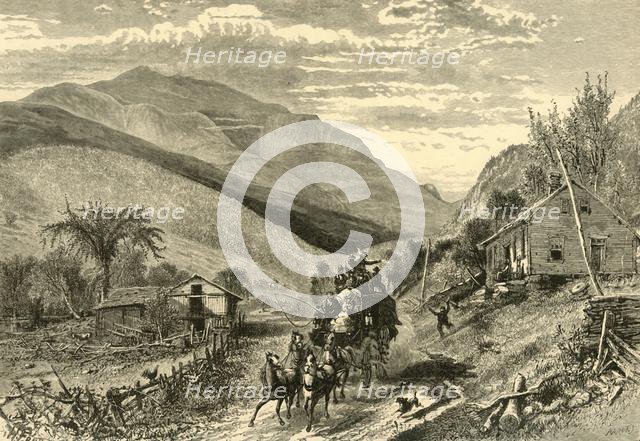 'Mount Washington, from the Conway Road', 1872.  Creator: John J. Harley.