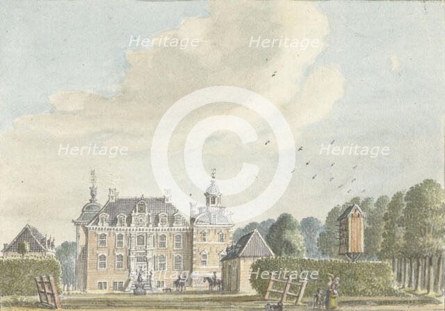 The Roodloo house near Ruurlo, 1743. Creator: Jan de Beyer.