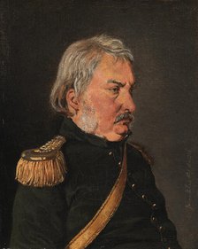 Colonel Joachim Theodor Lundbye, the artist's father, 1836. Creator: Johan Thomas Lundbye.