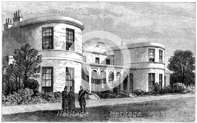 Residence of the Chief Secretary for Ireland, Phoenix Park, Dublin. Artist: Unknown
