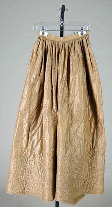 Petticoat, American, 1830-50. Creator: Unknown.