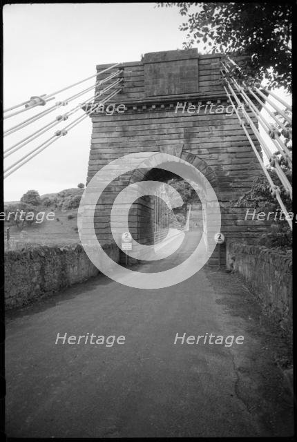 Union Bridge, Horncliffe, Northumberland, c1955-c1980. Creator: Ursula Clark.