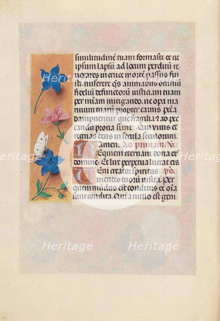 Hours of Queen Isabella the Catholic, Queen of Spain: Fol. 25v, c. 1500. Creator: Master of the First Prayerbook of Maximillian (Flemish, c. 1444-1519); Associates, and.