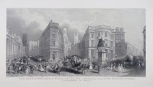 Bank of England, Threadneedle Street, London, (1840?) Artist: Henry Wallis