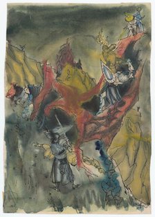Study for a Full-Page Illustration for a Fairy Tale, 1940-1944. Creator: Ján Novák.