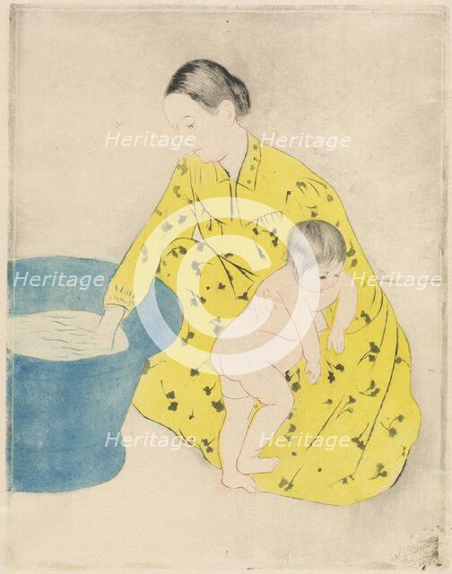The Bath, 1890-1891. Creator: Mary Cassatt.