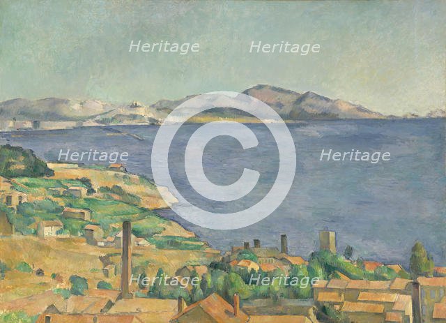 The Gulf of Marseilles Seen from L'Estaque, ca. 1885. Creator: Paul Cezanne.
