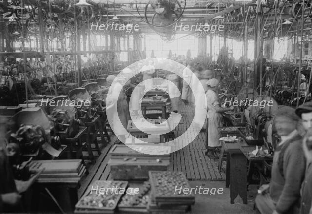 Rounding rings, between c1915 and c1920. Creator: Bain News Service.