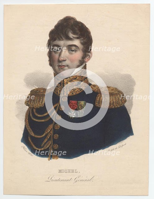 General Claude-Étienne Michel (1772-1815), 1835. Artist: Anonymous  