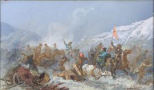 Fight with Pugachev's Troops , 1891. Creator: Karasin, Nikolai Nikolayevich (1842-1908).