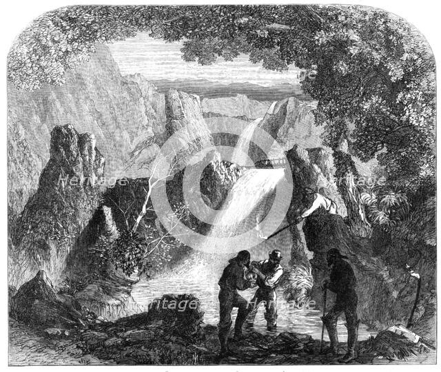 Scene from "Never Too Late To Mend," at the Princess's Theatre, 1865.  Creator: Unknown.