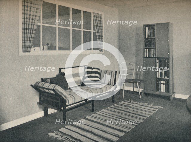'Corner of living room designed by Prof. Karl Pullich', 1928. Artist: Unknown.