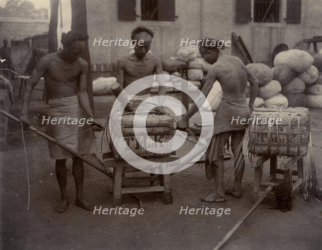 Brick tea packaging, end of 19th century. Creator: Nikolai Apollonovich Charushin.
