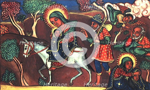 Flight into Egypt, c1730-c1755. Creator: Unknown.