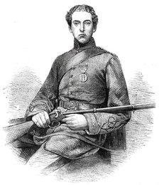 Mr. Edward Ross, the Rifle Champion of England - from a photograph by Claudet, 1860. Creator: Unknown.