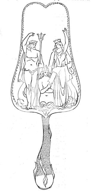 Silver trowel, 1844. Creator: Unknown.