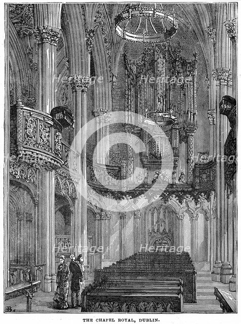 The Chapel Royal, Dublin, 19th century. Artist: Unknown