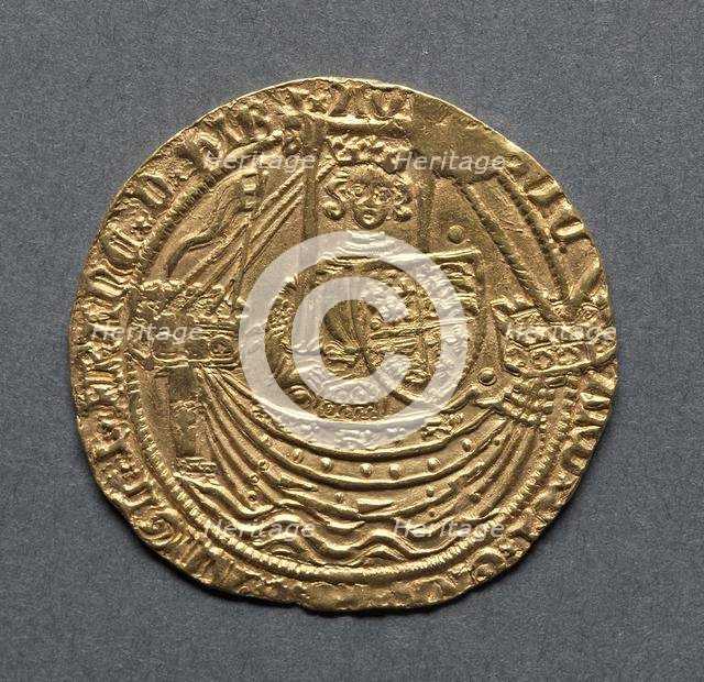 Noble (obverse), 1377-1399. Creator: Unknown.