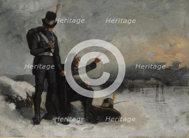 Scene from the Finnish War, 1874. Creator: Albert Edelfelt.