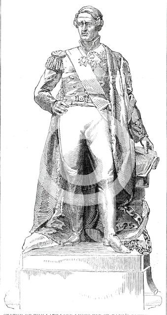 Statue of the late Lord Lyons for St. Paul's Cathedral, 1860. Creator: Unknown.