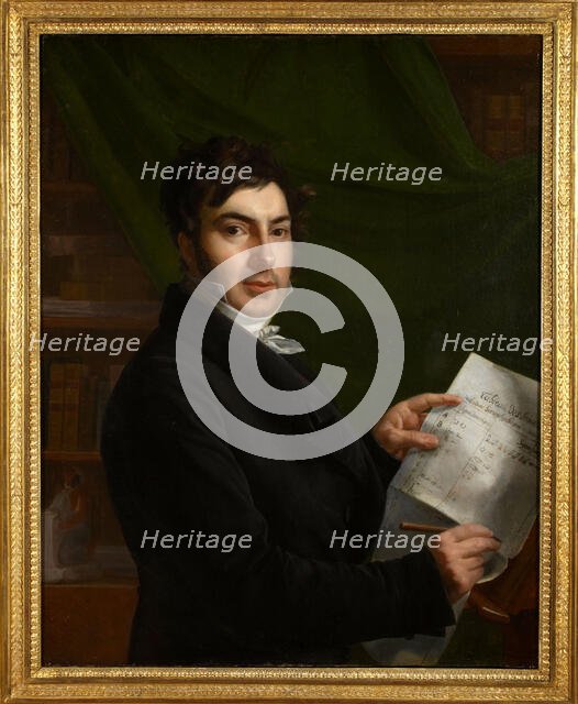 Portrait of Jean-François Champollion (1790-1832), 1823. Creator: Rumilly, Victorine Angélique Amélie (1789-1849).
