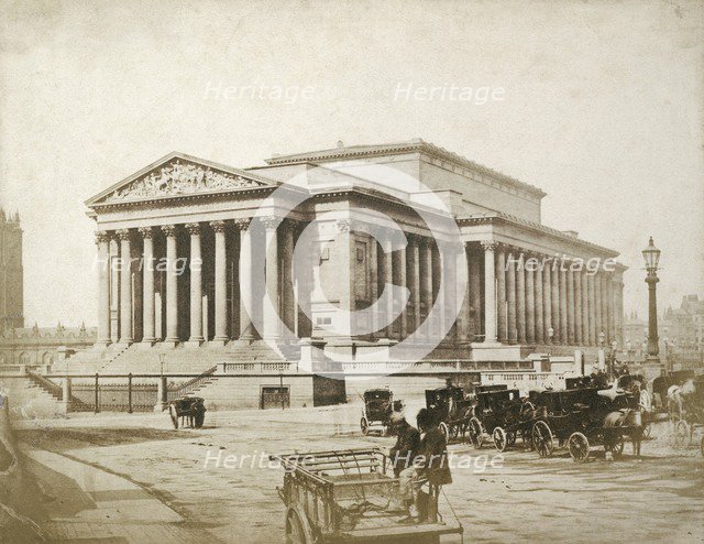 St George's Hall, St George's Plateau, Liverpool, 1854-1855. Artist: Thomas Sutton.