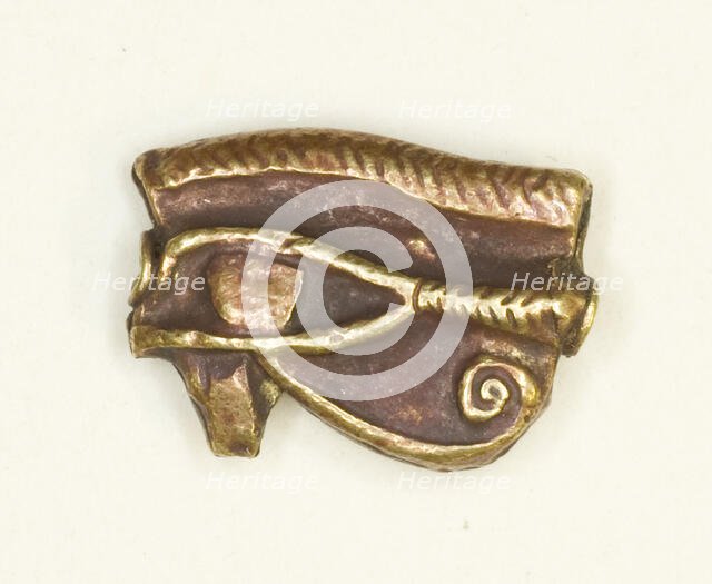 Eye of Horus (Wedjat) Amulet, Egypt, Ptolemaic Period (305-30 BCE). Creator: Unknown.
