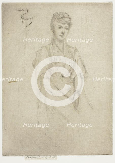 Portrait of Mrs. Cyprian Williams in Fancy Dress, 1890. Creator: Theodore Roussel.